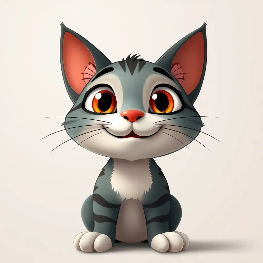 Clicky the Cautious Cat
