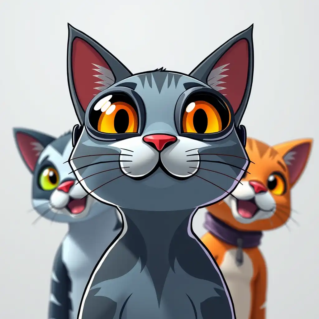 Cyber Cat and Friends