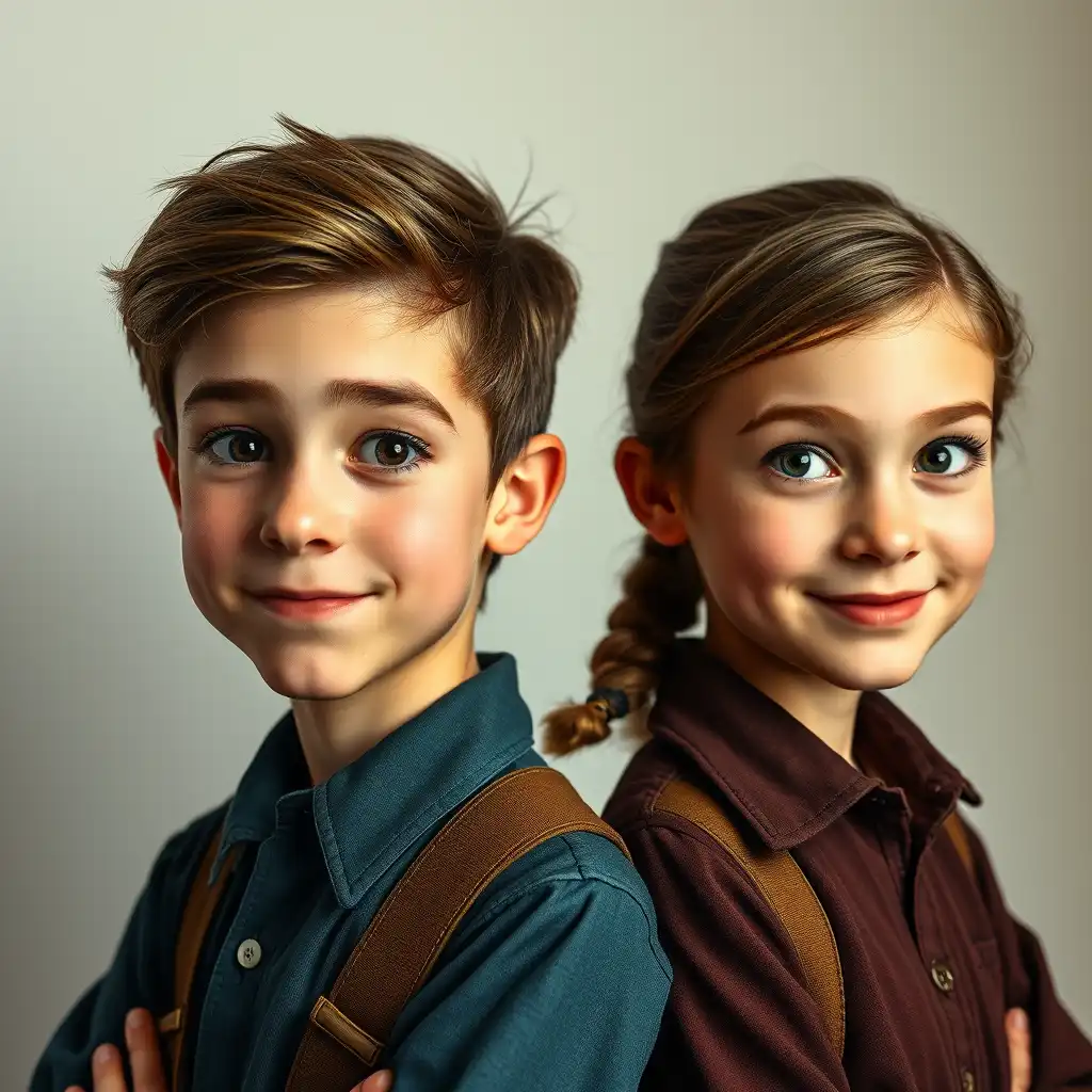 Magic Tree House siblings (Jack and Annie)