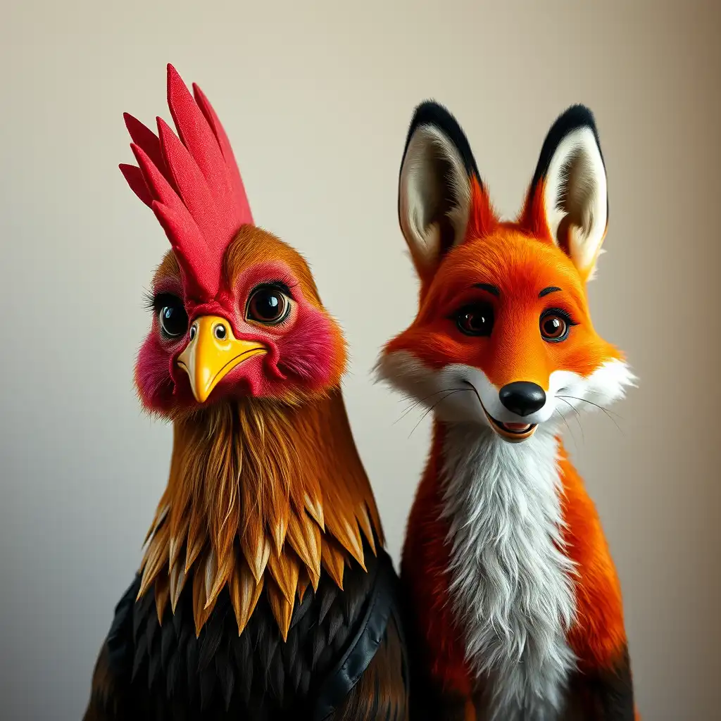 The Little Red Hen and The Little Red Fox