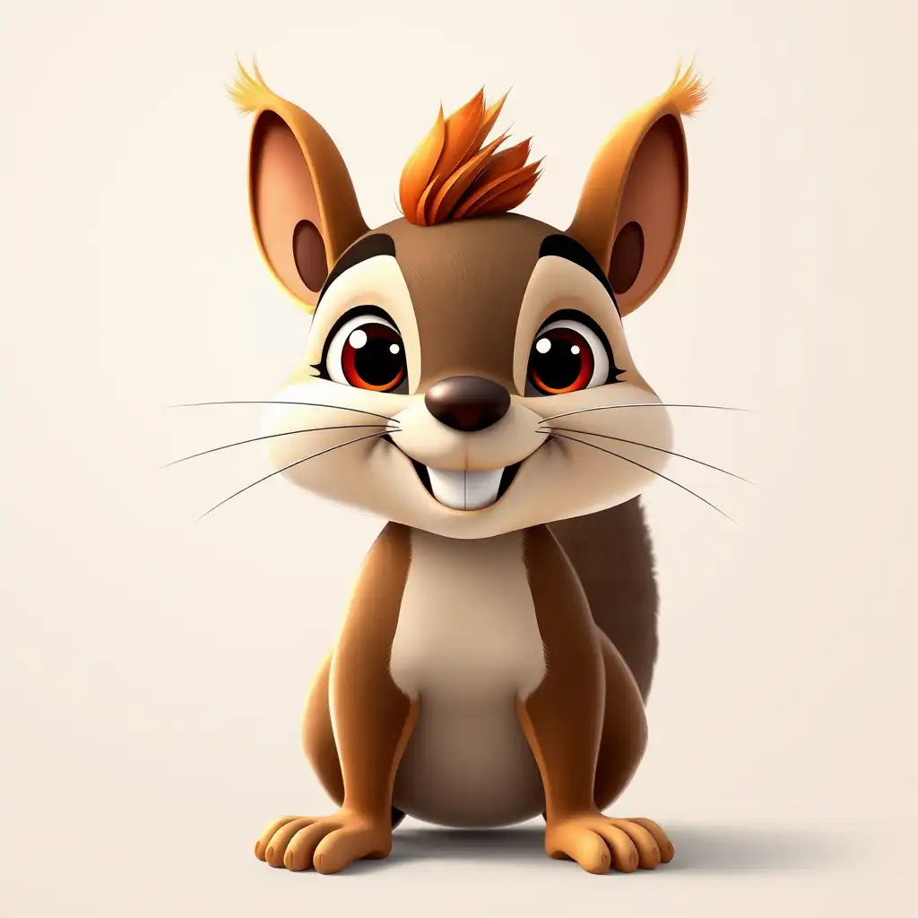 Theo the Playful Squirrel