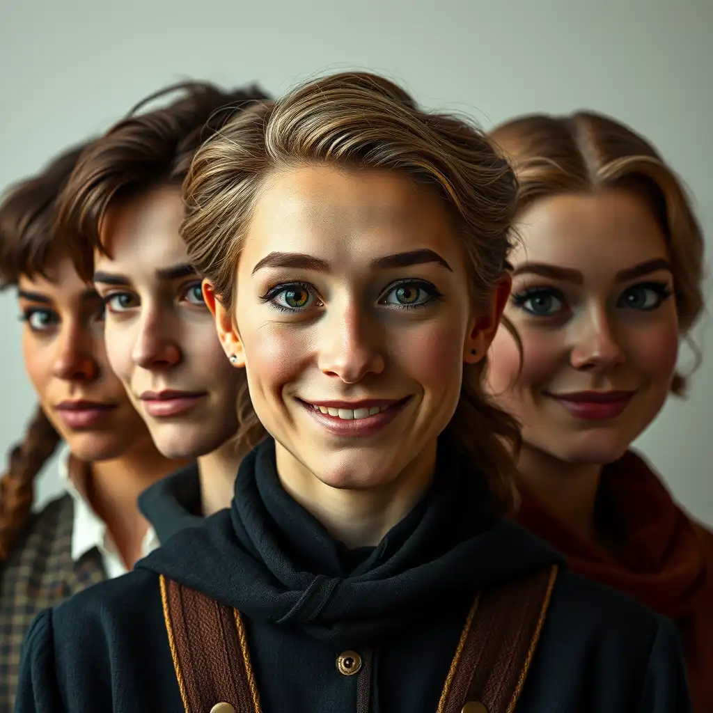Various characters from assigned reading texts
