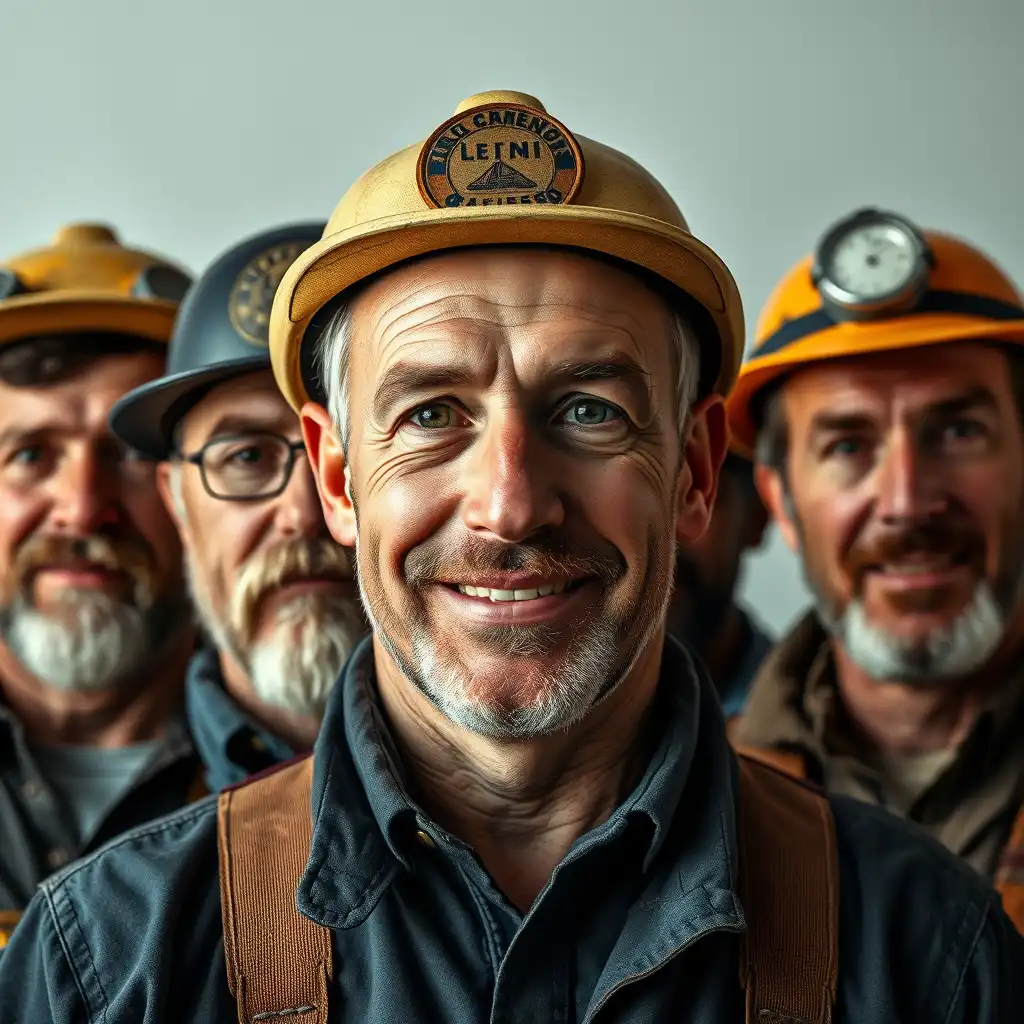 Various prospectors and miners